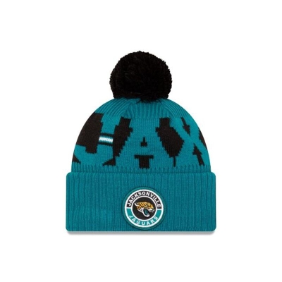 Sapca New Era Jacksonville Jaguars NFL Alternate Cold Weather Sport Knit Beanie - Albastri